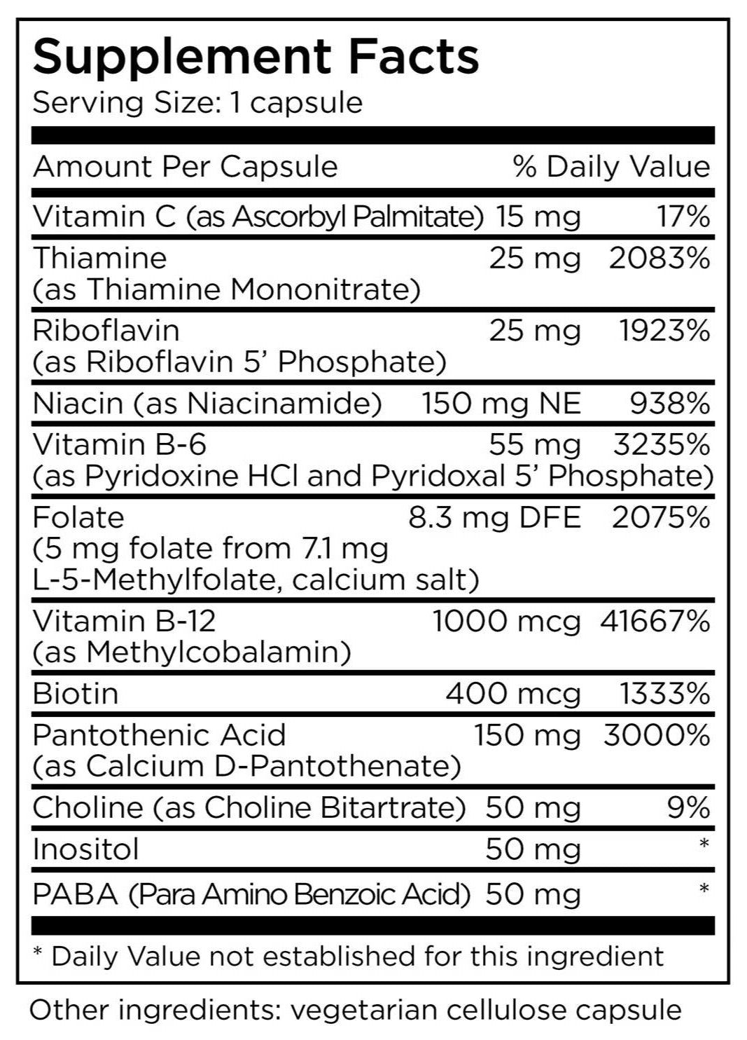 MethylPro B-Complex + L-Methylfolate 5 mg