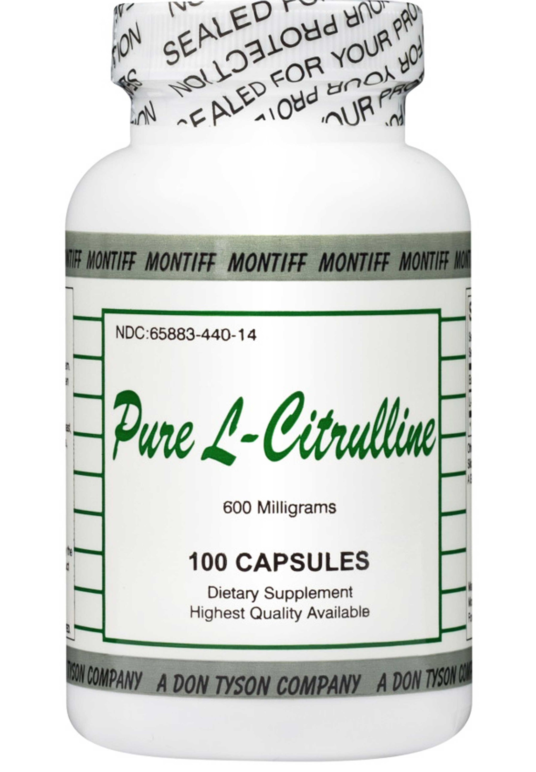 Montiff Pure L-Citrulline 600 mg