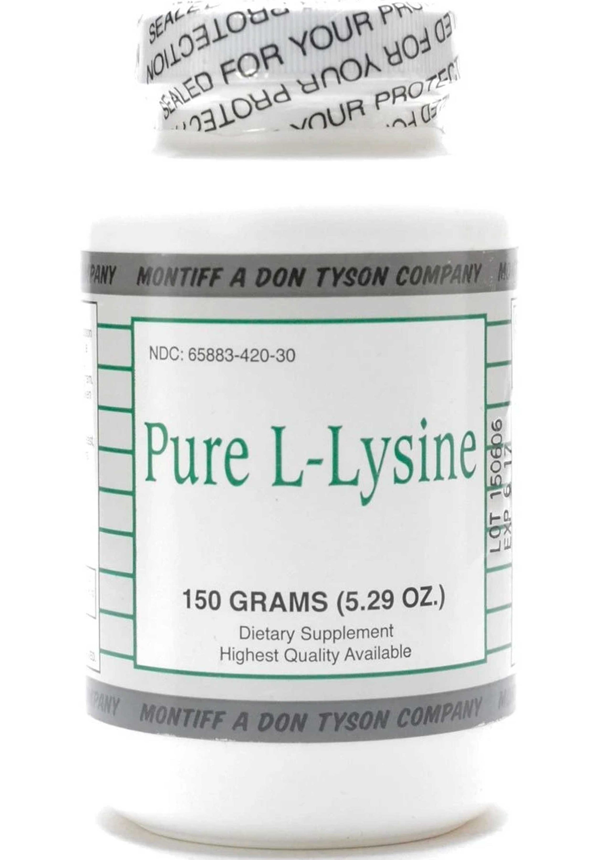 Montiff Pure L-Lysine 150 Grams