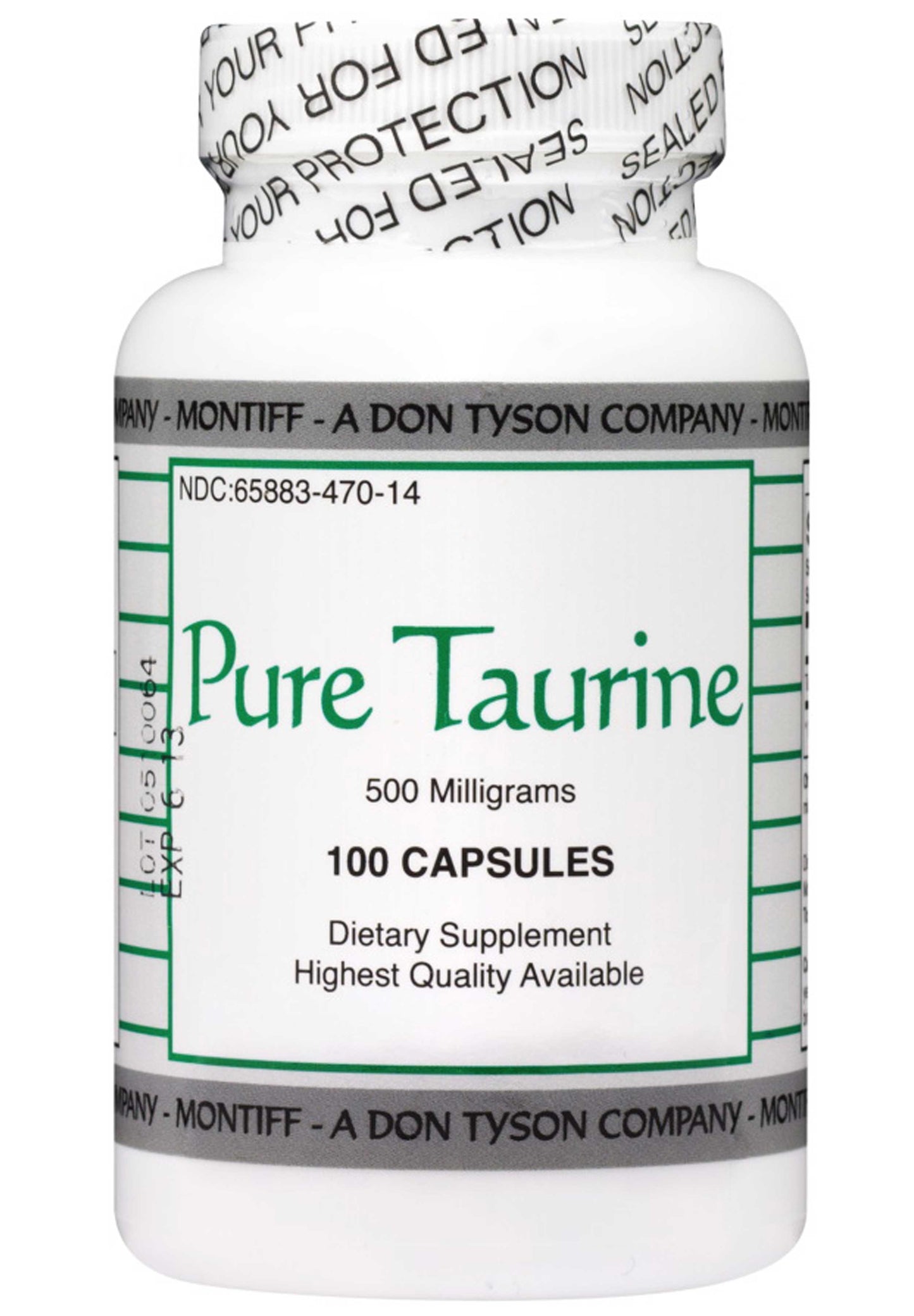 Montiff Pure Taurine 500 mg