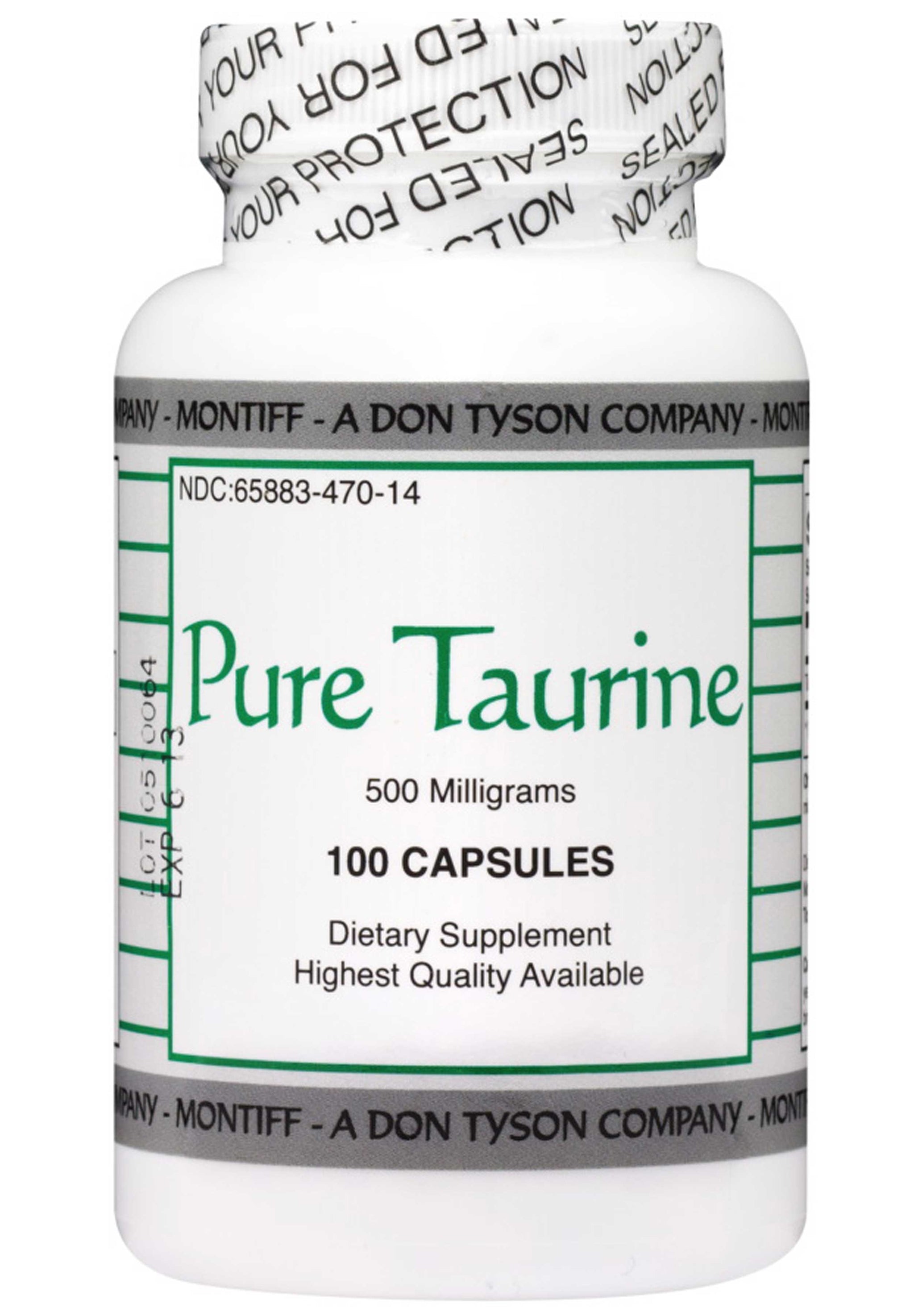 Montiff Pure Taurine 500 mg