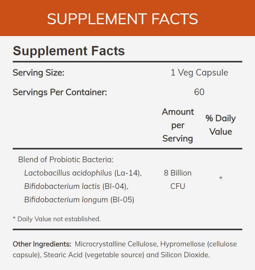 NOW 8 Billion Acidophilus & Bifidus