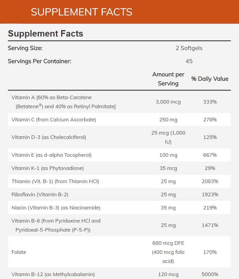 NOW ADAM Men's Multi