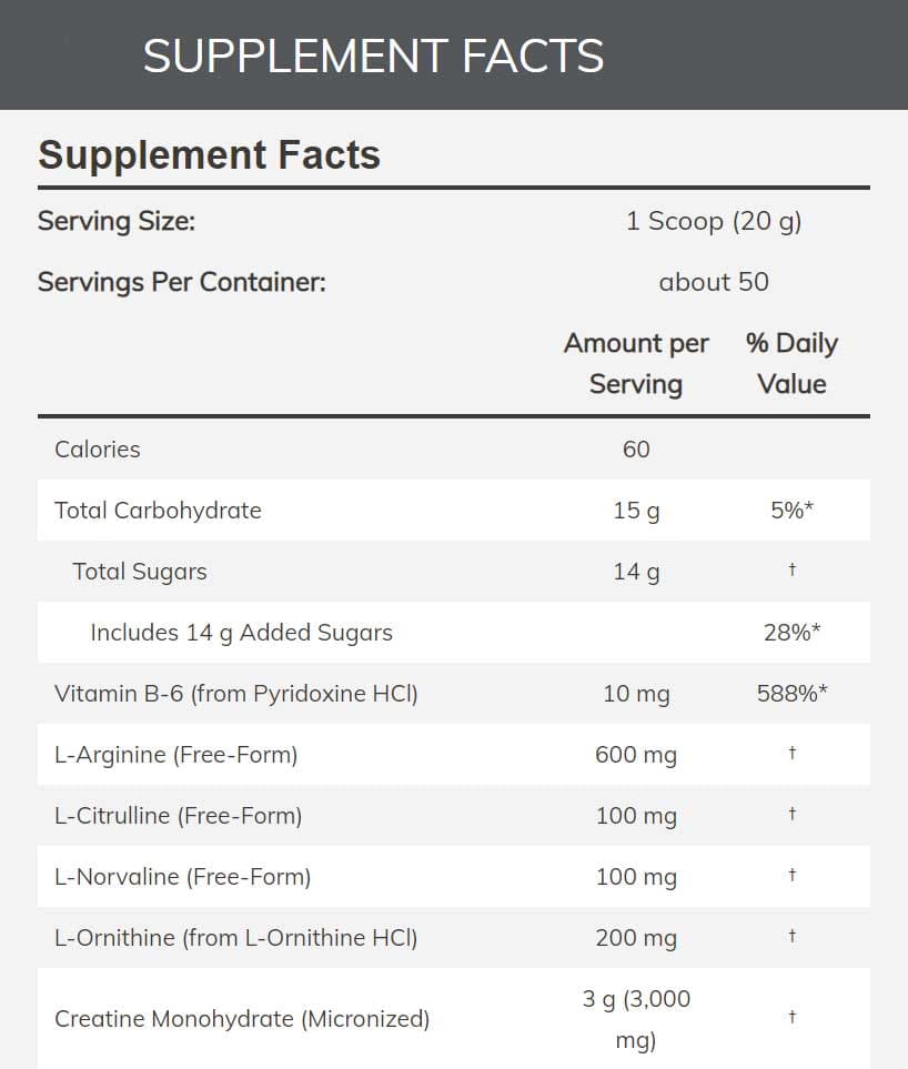NOW Sports Arginine Stack (Formerly Arginine Power Super Stack)