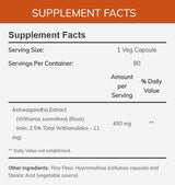 NOW Standardized Extract Ashwagandha 450 mg