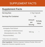 NOW Astragalus Extract 500 mg