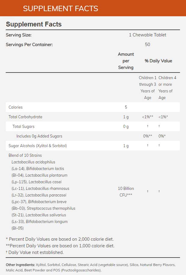 NOW BerryDophilus Extra Strength