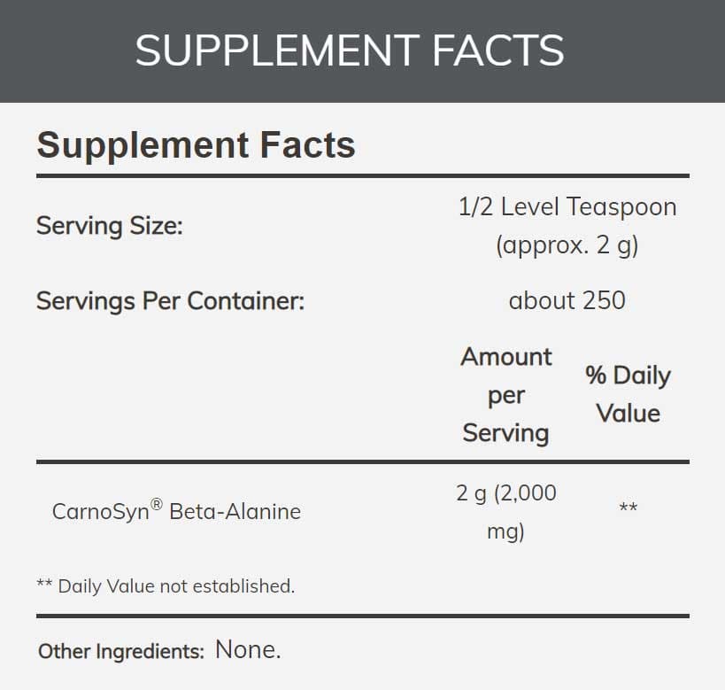 NOW Sports Beta-Alanine Powder