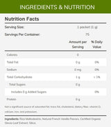 NOW Better Stevia, French Vanilla Packets