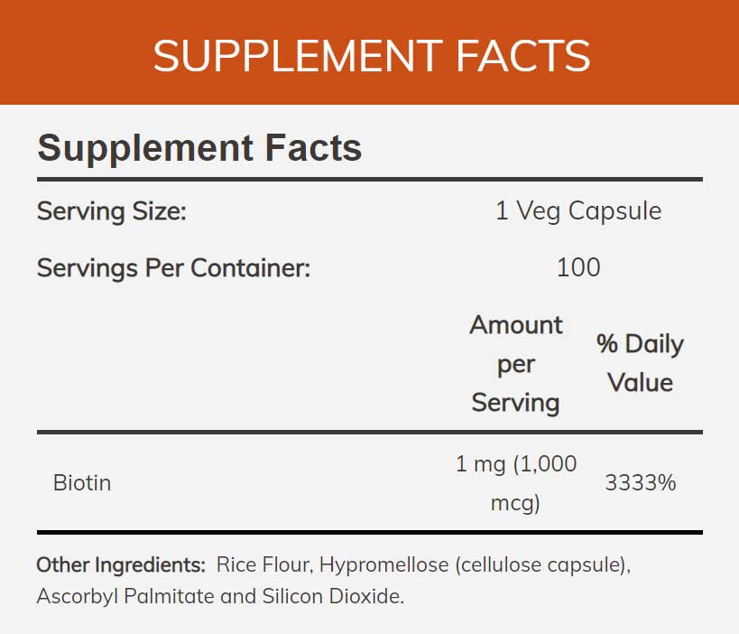 NOW Biotin 1,000 mcg