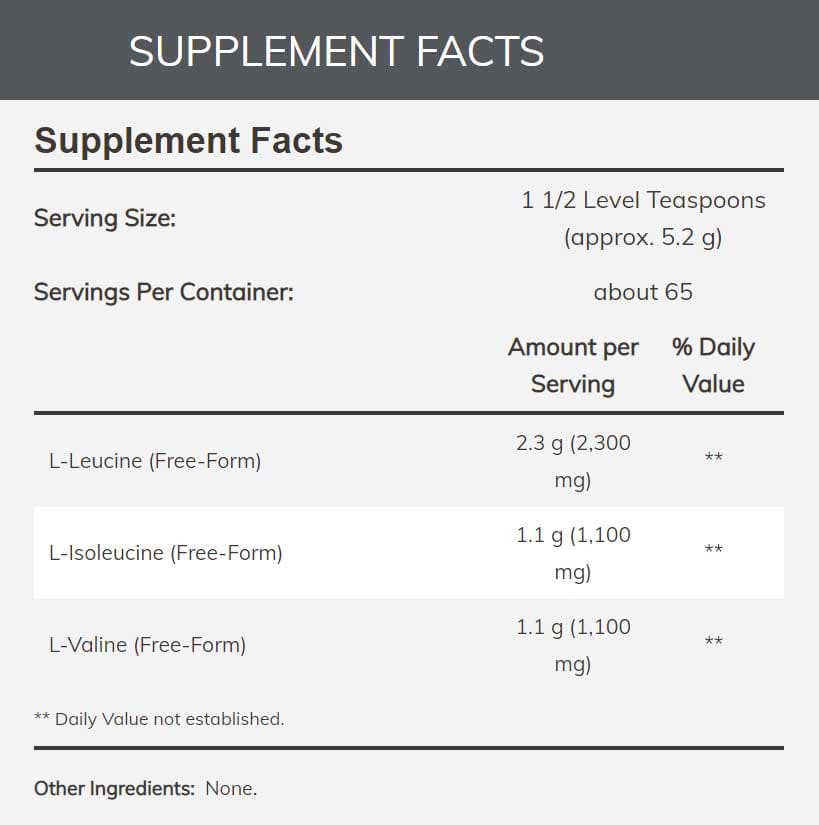 NOW Sports Branched Chain Amino Acid Powder