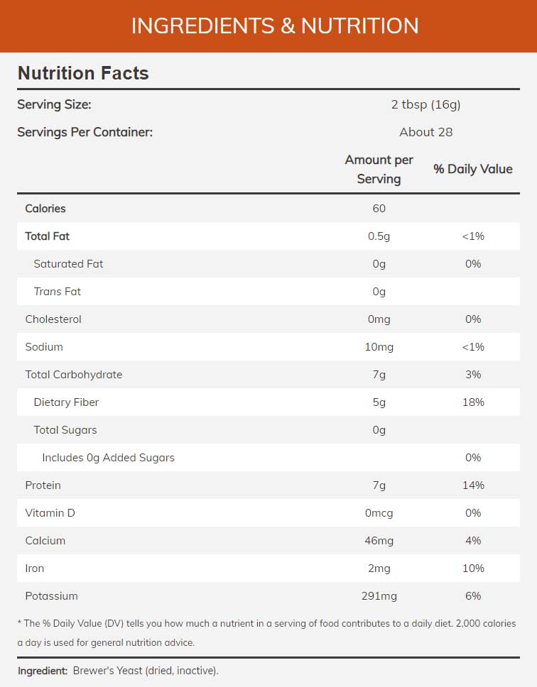 NOW Brewer's Yeast Powder