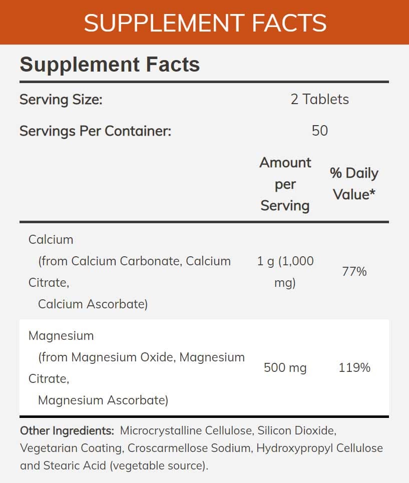 NOW Calcium & Magnesium Tablets