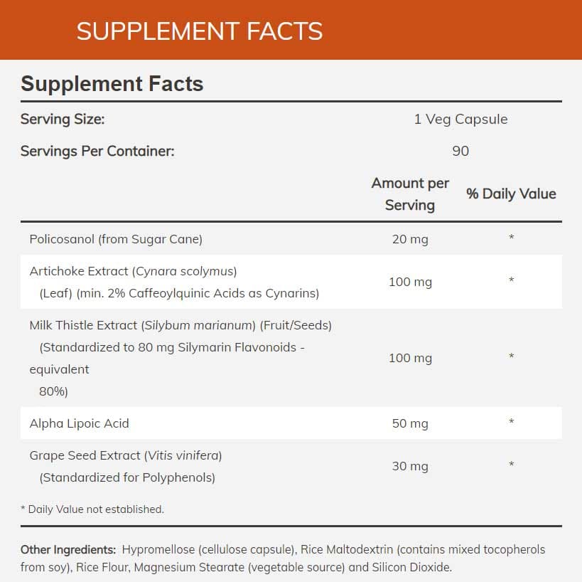 NOW Double Strength Policosanol 20 mg