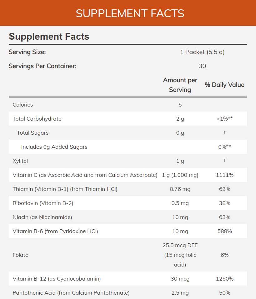 NOW Effer-C Elderberry