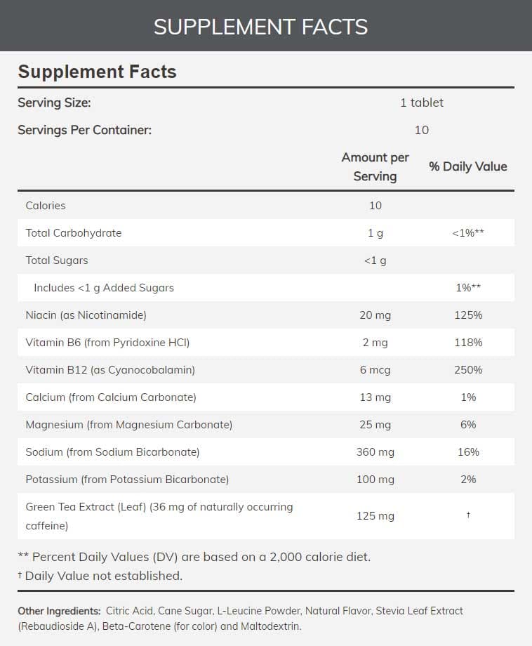NOW Sports Effer-Energy, Tropical Punch