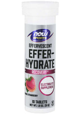 NOW Sports Effer-Hydrate, Orange Strawberry