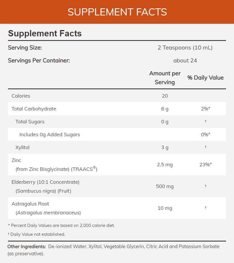 NOW Elderberry Liquid for Kids