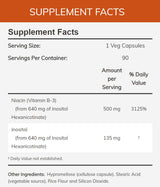 NOW Double Strength Flush-Free Niacin 500 mg