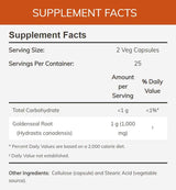 NOW Goldenseal Root 500 mg