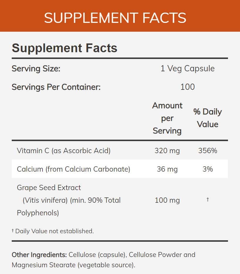 NOW Grape Seed Extract 100 mg