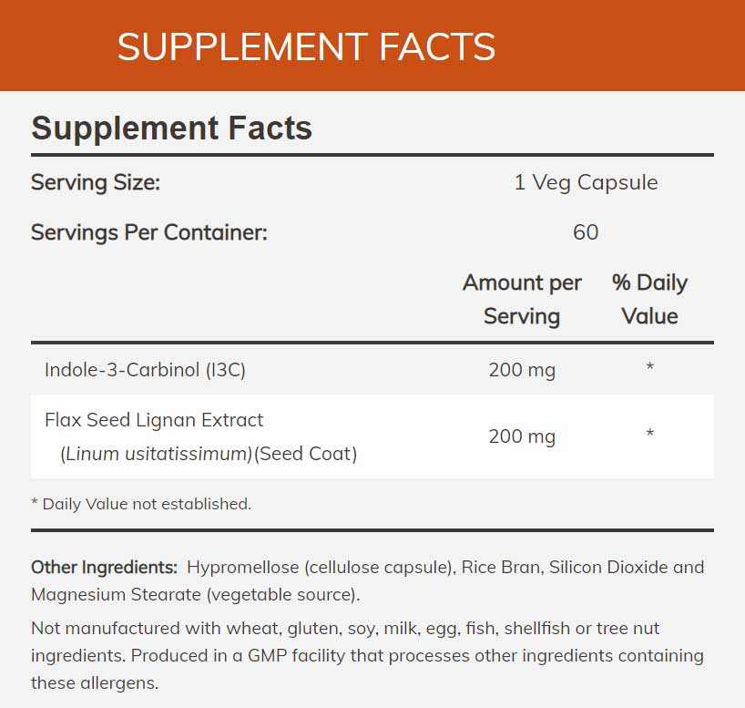 NOW Indole-3-Carbinol 200 mg
