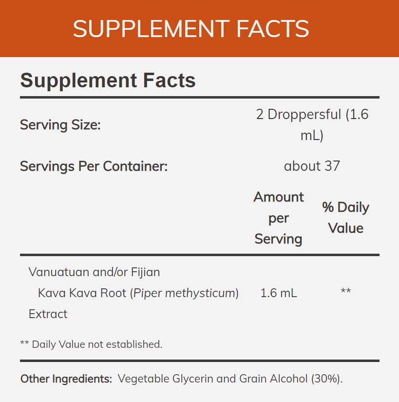 NOW Kava Kava Extract, Liquid