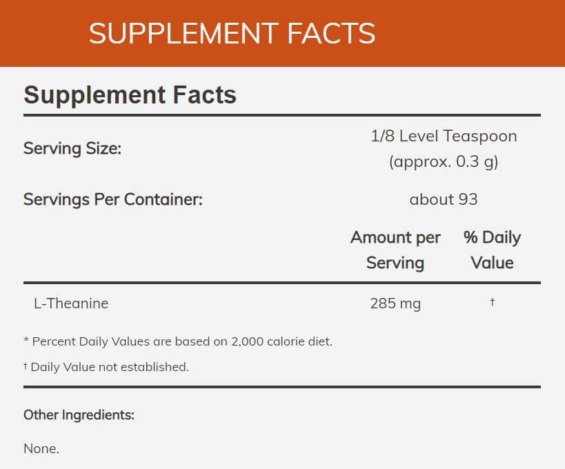 NOW L-Theanine