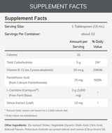 NOW Sports Triple Strength L-Carnitine 3000 mg, Liquid