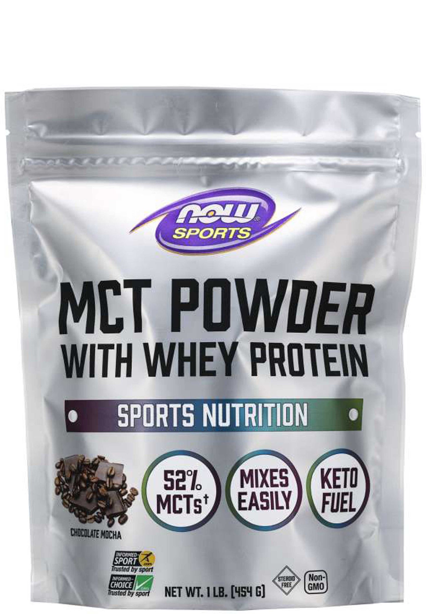 NOW Sports MCT Powder With Whey Protein