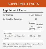 NOW Magnesium Citrate 400 mg