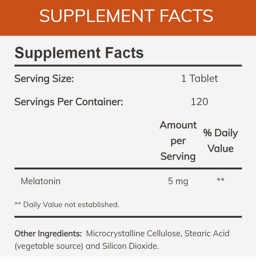 NOW Melatonin 5 mg SR