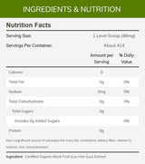 NOW Monk Fruit Extract Powder Organic