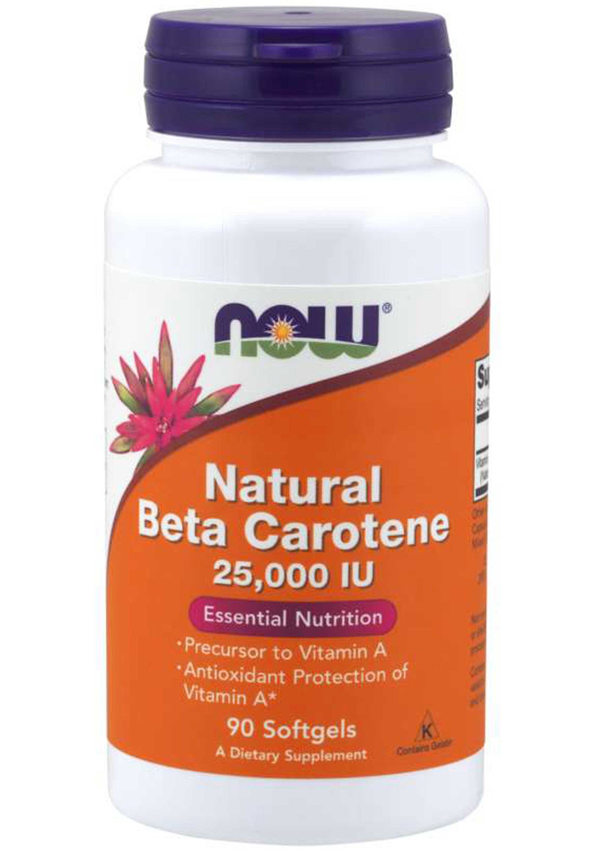 NOW Natural Beta Carotene 25,000 IU