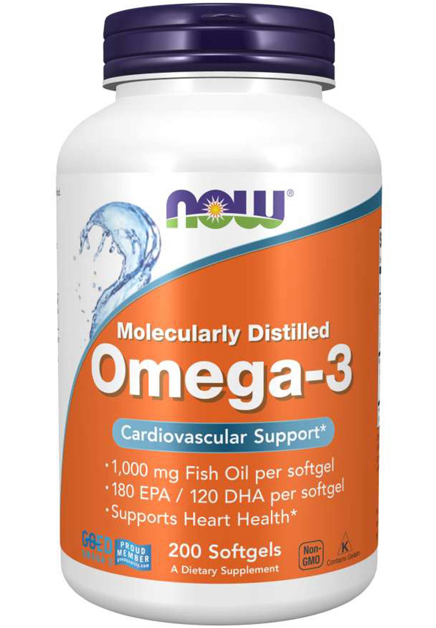NOW Omega-3 Fish Oil Softgels
