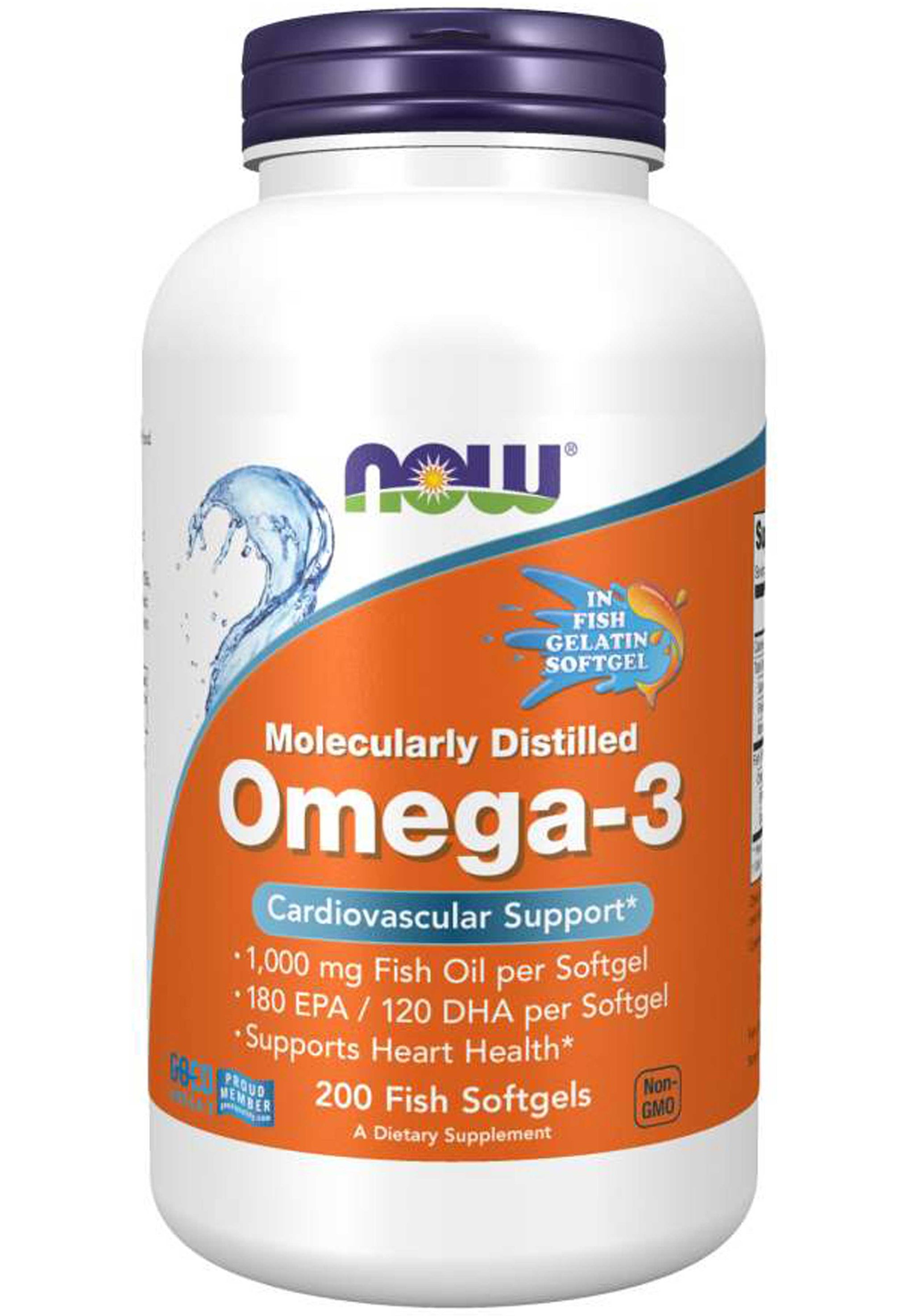 NOW Omega-3 FISH Softgels