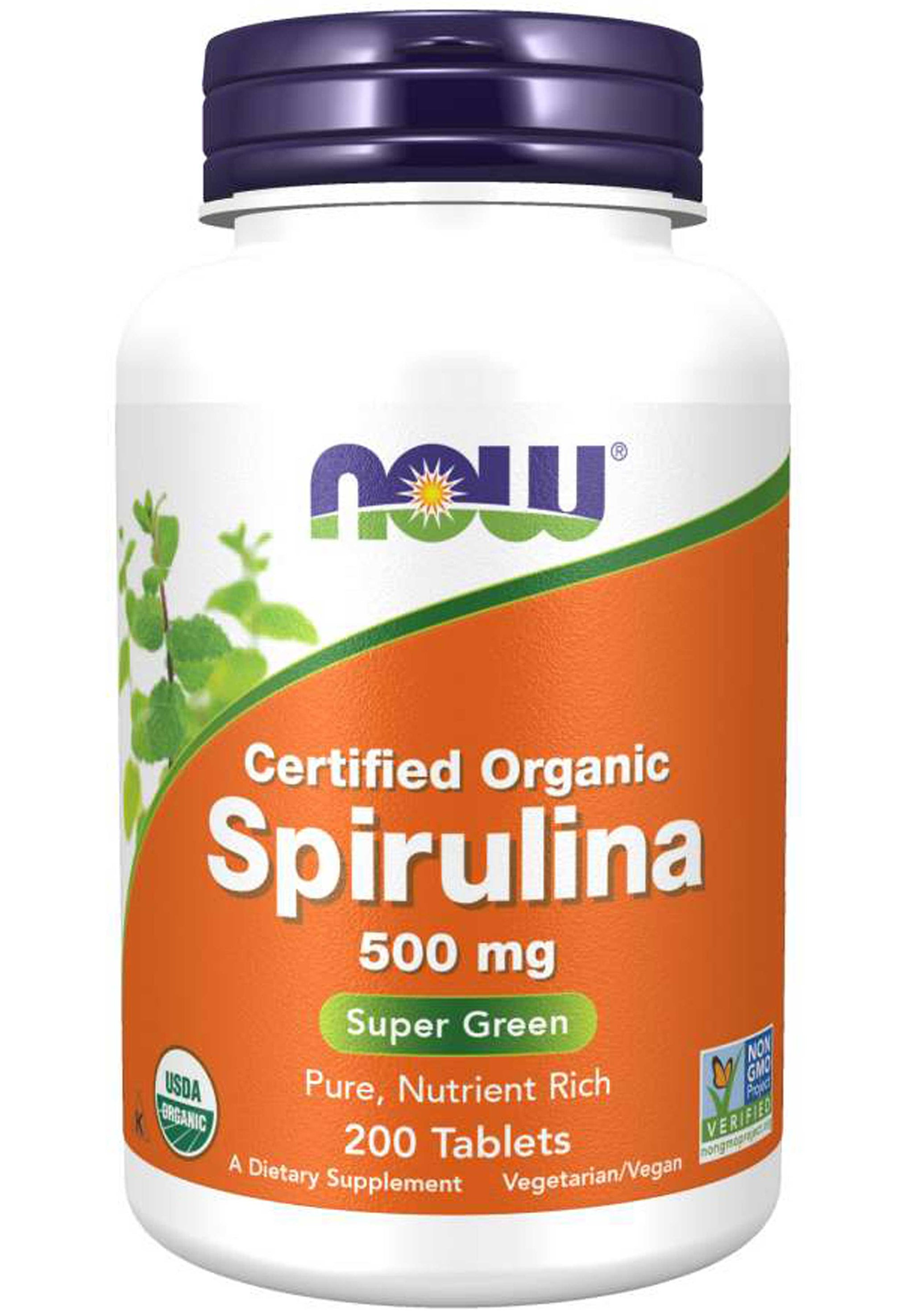 NOW Certified Organic Spirulina