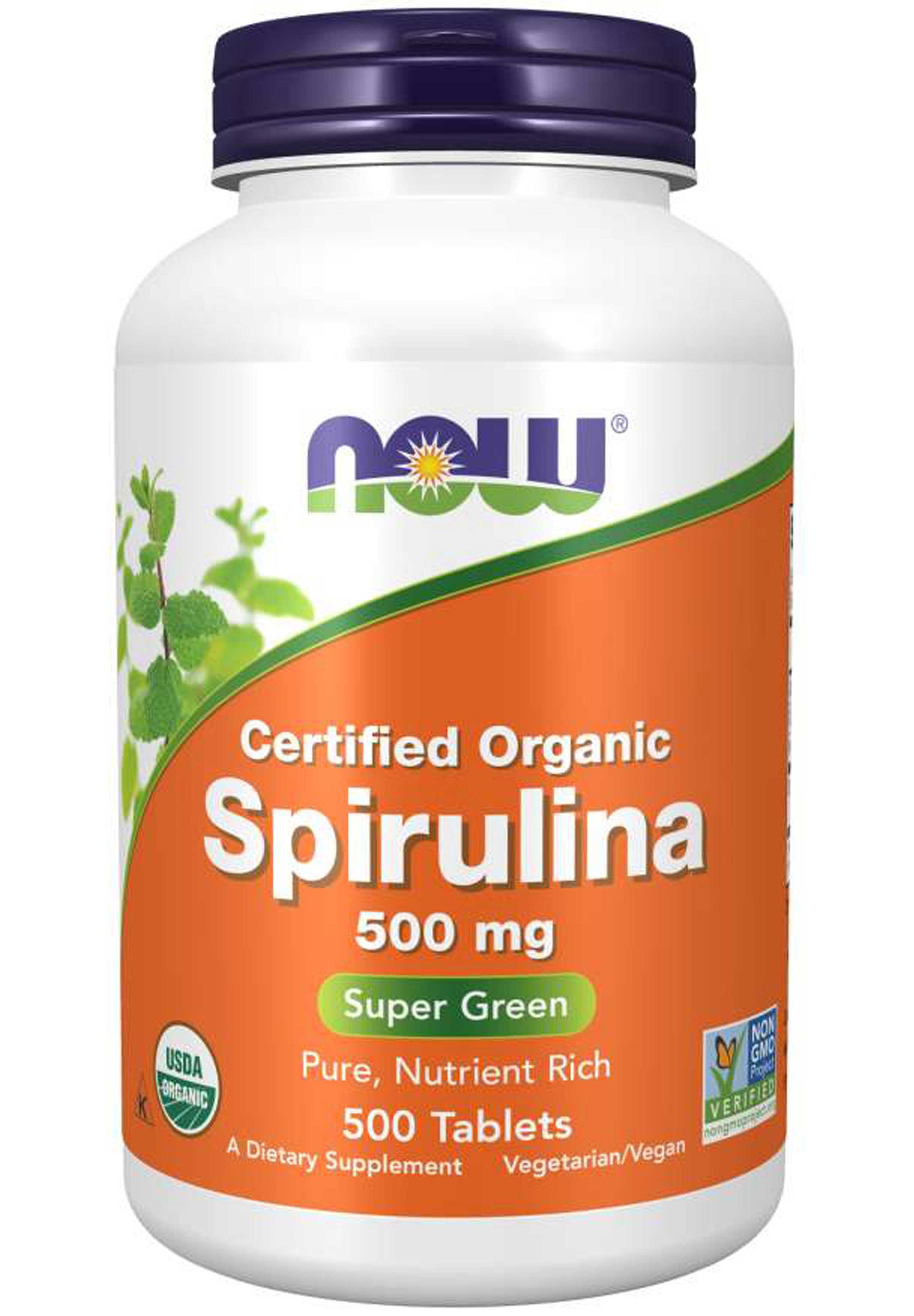 NOW Certified Organic Spirulina