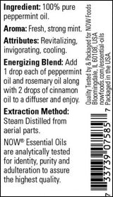 NOW Essential Oils 100% Pure Peppermint