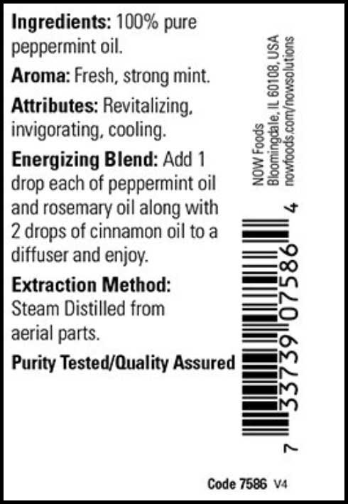 NOW Essential Oils 100% Pure Peppermint