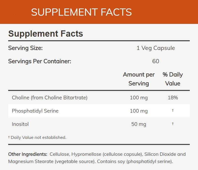 NOW Phosphatidyl Serine 100 mg
