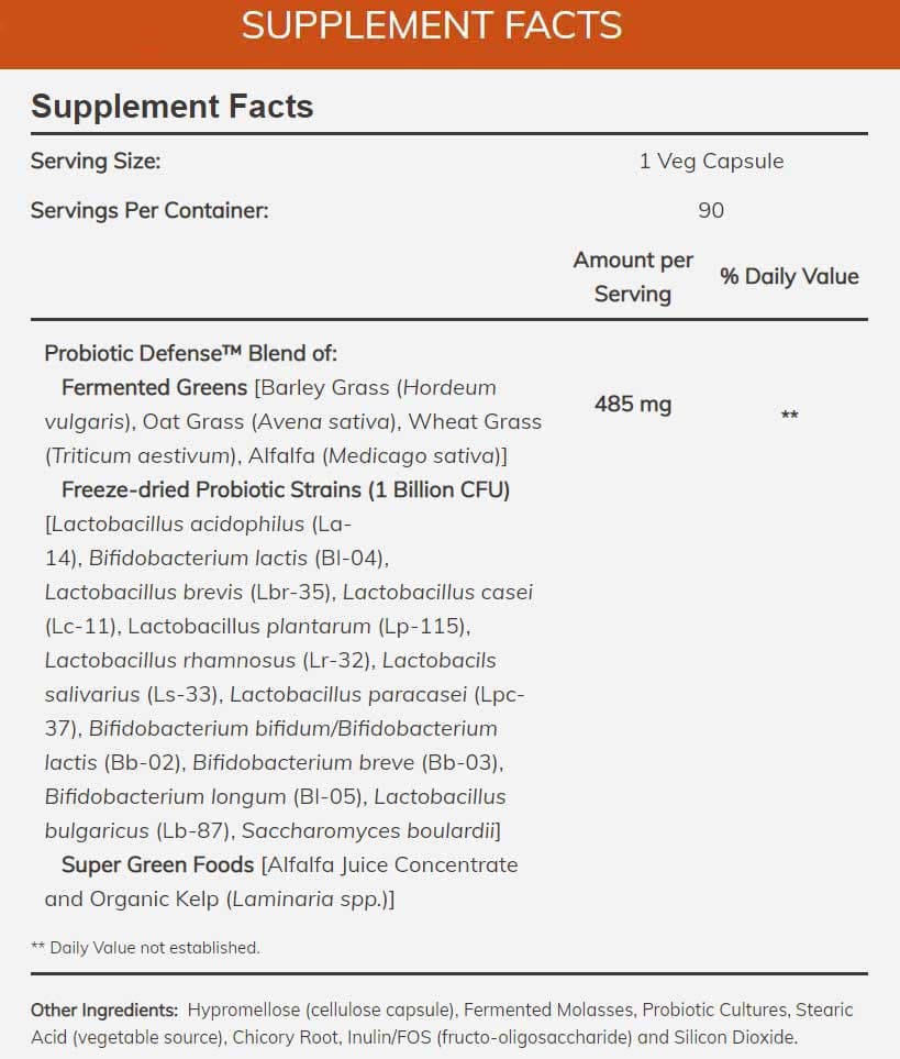 NOW Probiotic Defense