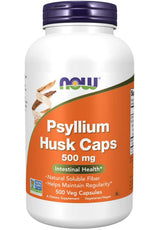 NOW Psyllium Husk Caps 500 mg