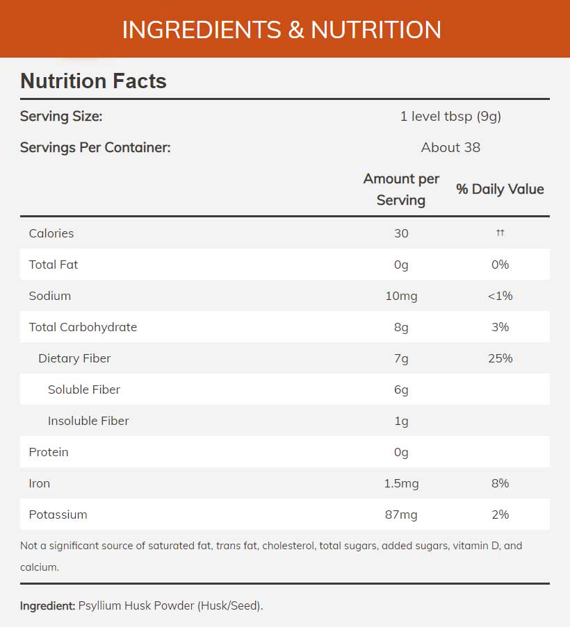 NOW Psyllium Husk Powder