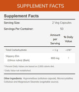NOW Slippery Elm 400 mg