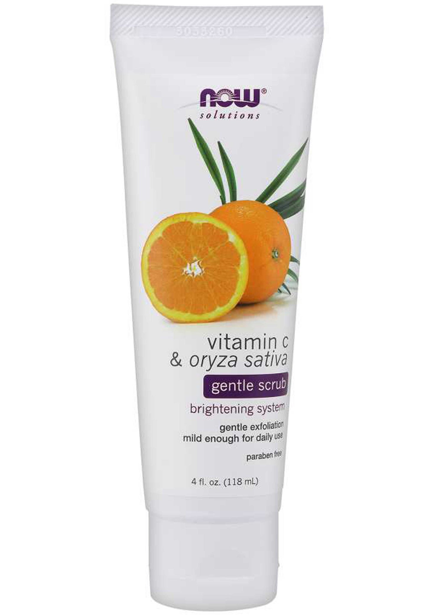 NOW Solutions Vitamin C & Oryza Sativa Gentle Scrub