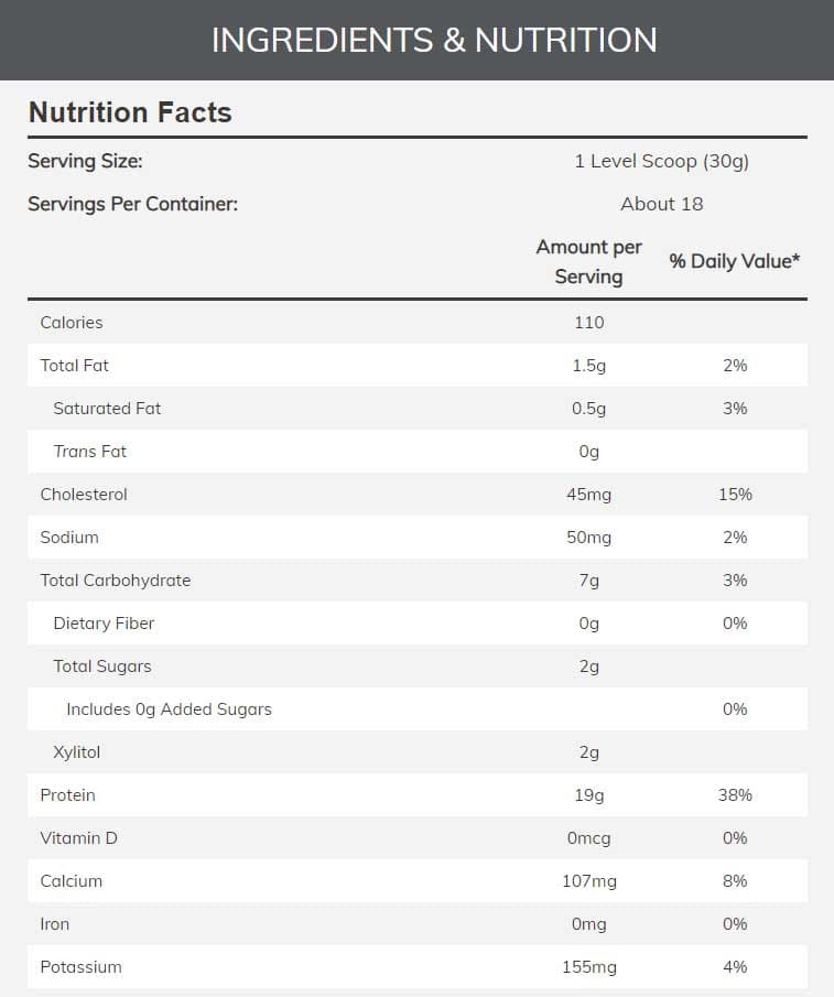 NOW Sports Grass-Fed Whey Protein