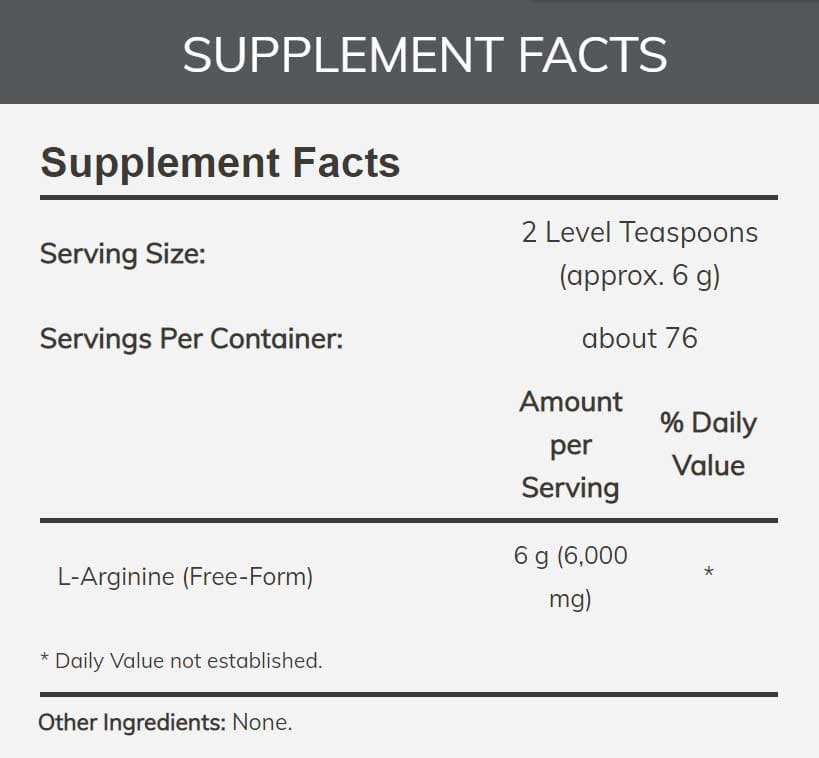 NOW Sports L-Arginine Powder