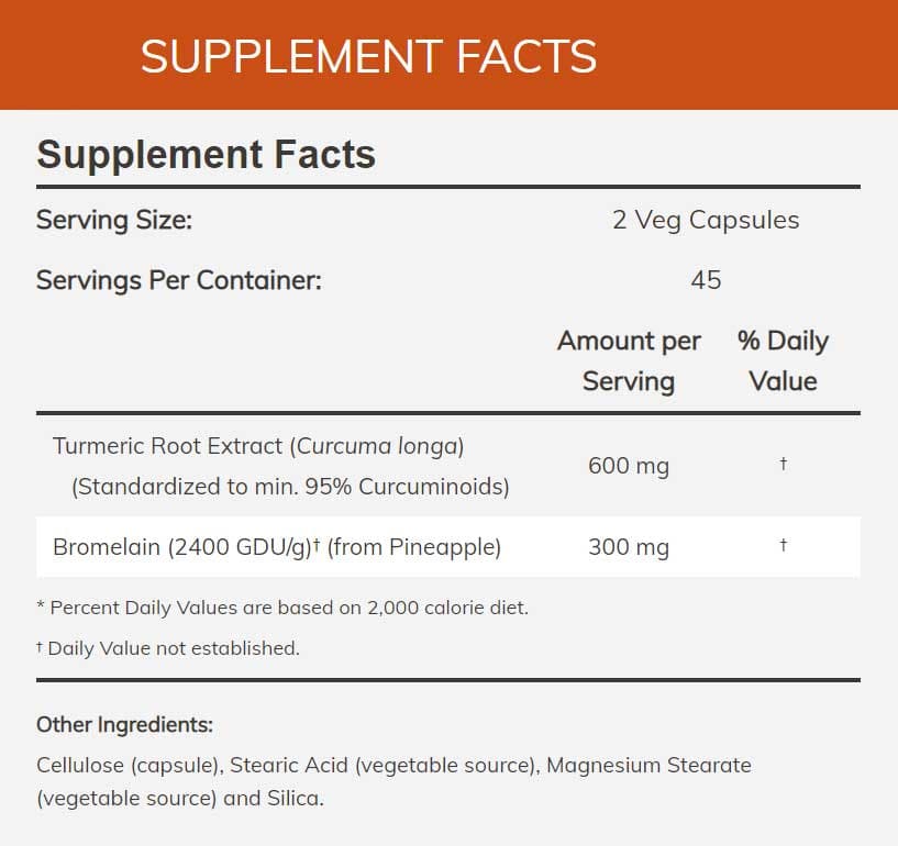 NOW Turmeric & Bromelain