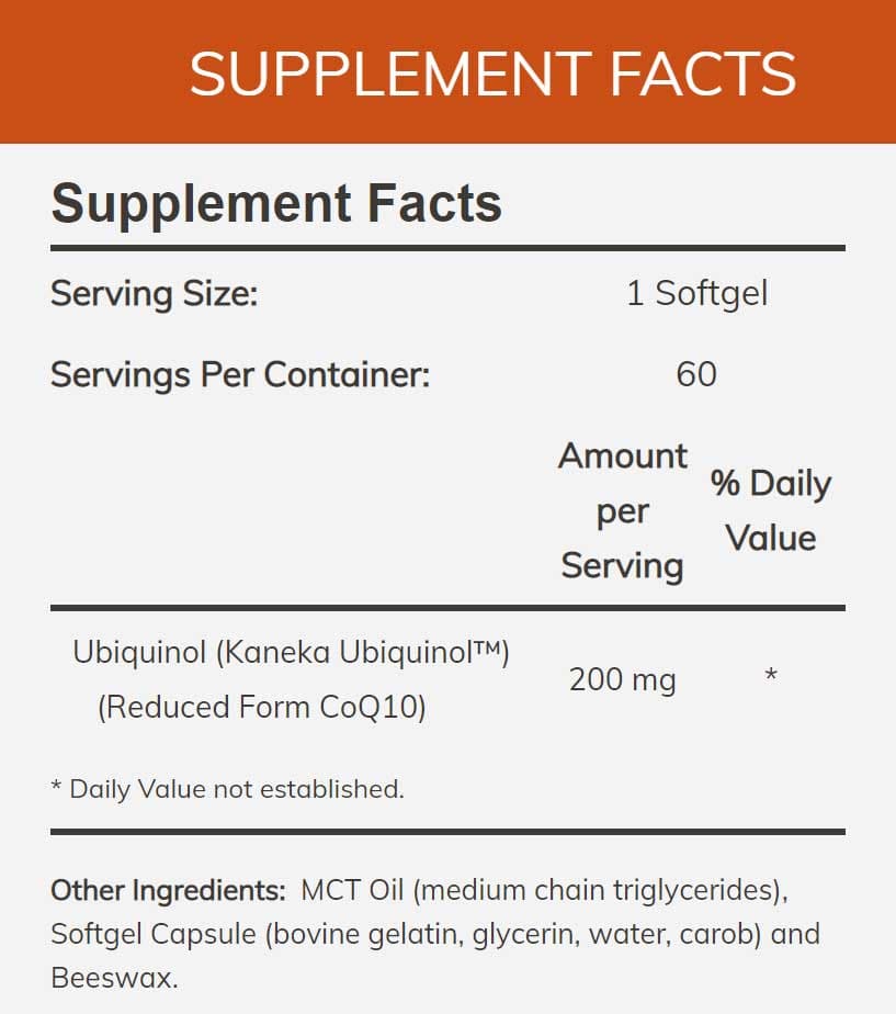 NOW Extra Strength Ubiquinol 200 mg